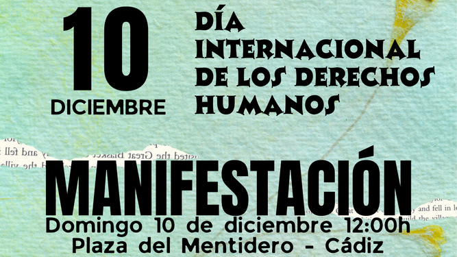 Altercadiz1's tweet photo. Manifestación en Cádiz el 10 de diciembre a las 12.00h en la Plaza Mentidero #DiaInternacionalDeLosDDHH en apoyo al #Pueblo#Palestino
Organiza @APDHACadiz y @CoordinadoraAcP
Durante la semana habrá otras actividades para conmemorar los 75 años #DiaDDHH
https://t.co/utJ2g5r7Df https://t.co/RX3KqgEP0m