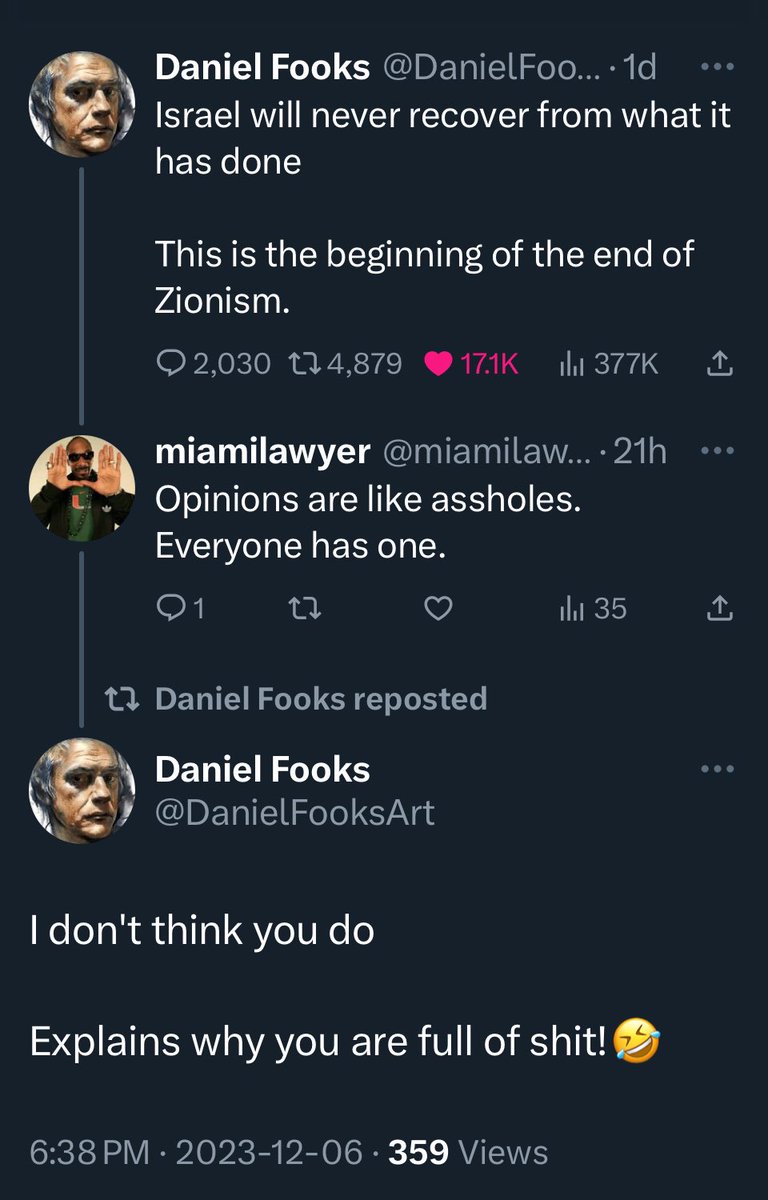 SteveVenright's tweet image. 🤣 Touché of the day. 🤺