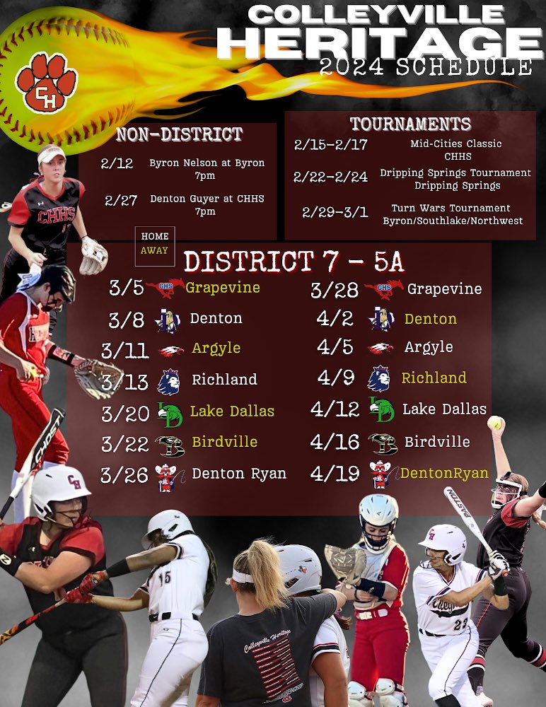 Softball season is COMING SOON
Come support Panther softball in 2024 as we are back IN THE HUNT for a state title ! <a href="/GCISD_Athletics/">GCISD Athletics Dept.</a>
