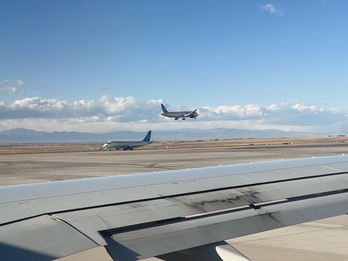 It’s busy at Denver Airport.