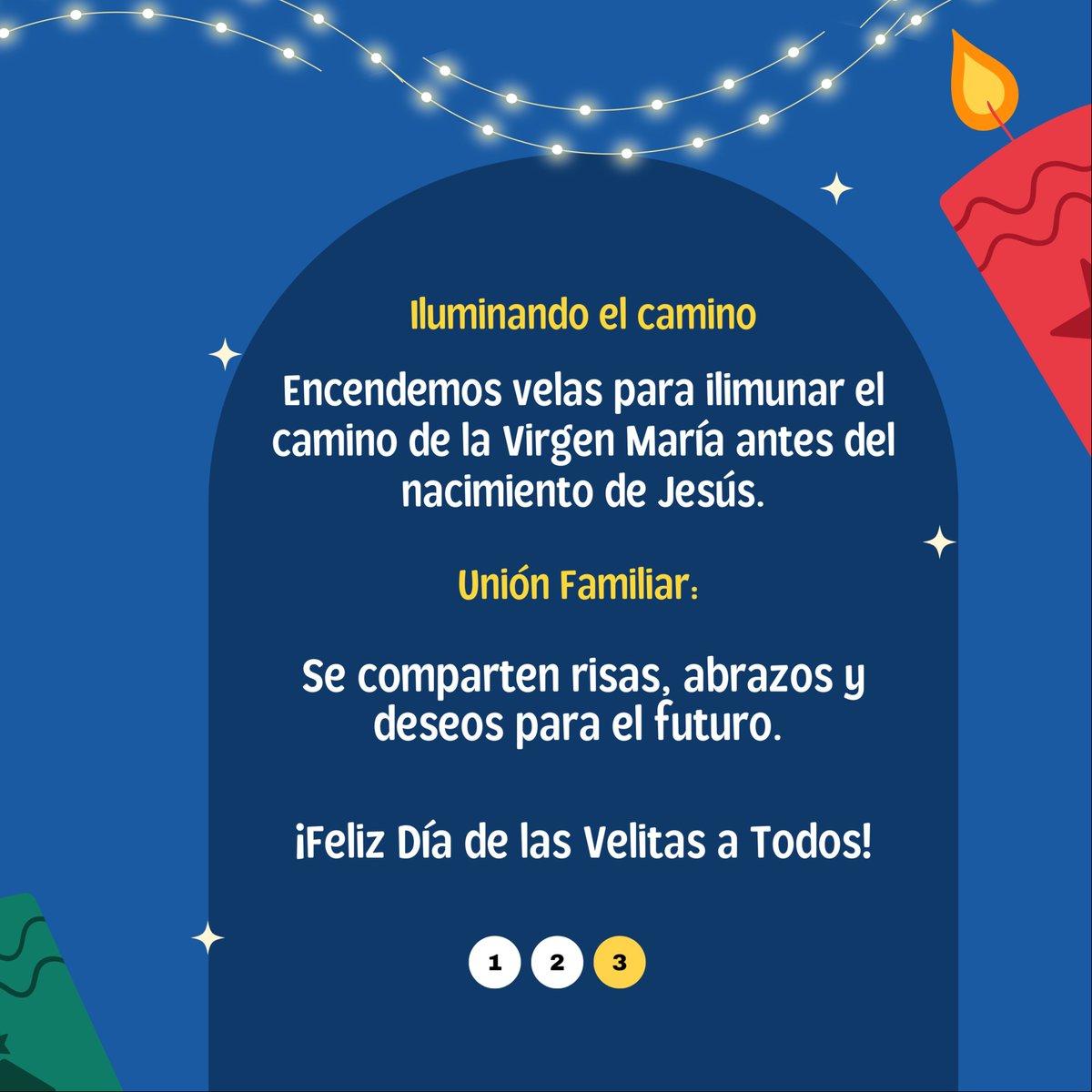 grupointi's tweet photo. En Inti Soluciones, encendemos la luz de la esperanza en el Día de las Velitas. Que esta temporada esté llena de alegría y prosperidad. ¿y tú que le pediste a la luz? ¡Felices fiestas! 🕯️✨ #DíaDeLasVelitas #Navidad #IntiCelebra https://t.co/bkusxqYBD5