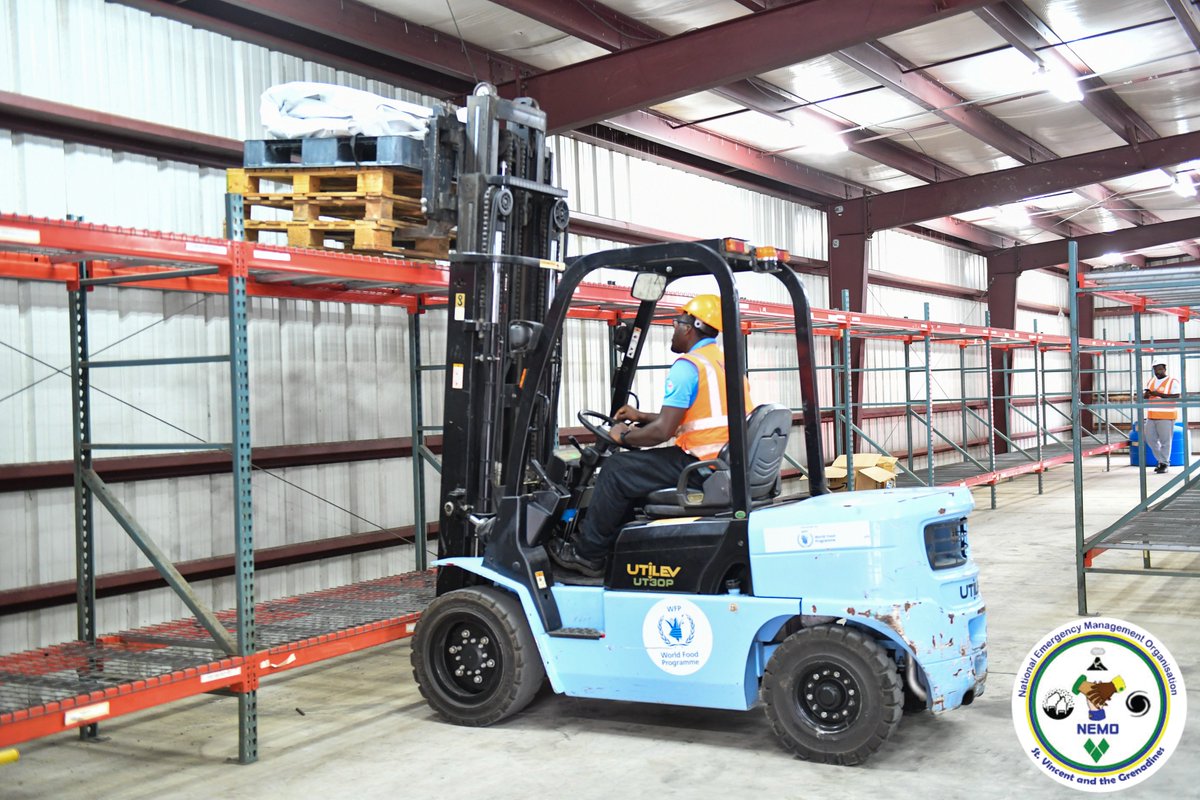 wfp_Caribbean's tweet photo. We just wrapped up forklift training and certification in Saint Vincent and the Grenadines. This is part of continued work with @NEMOSVG to increase national and regional emergency response capacities. https://t.co/qhISOsOKlP
