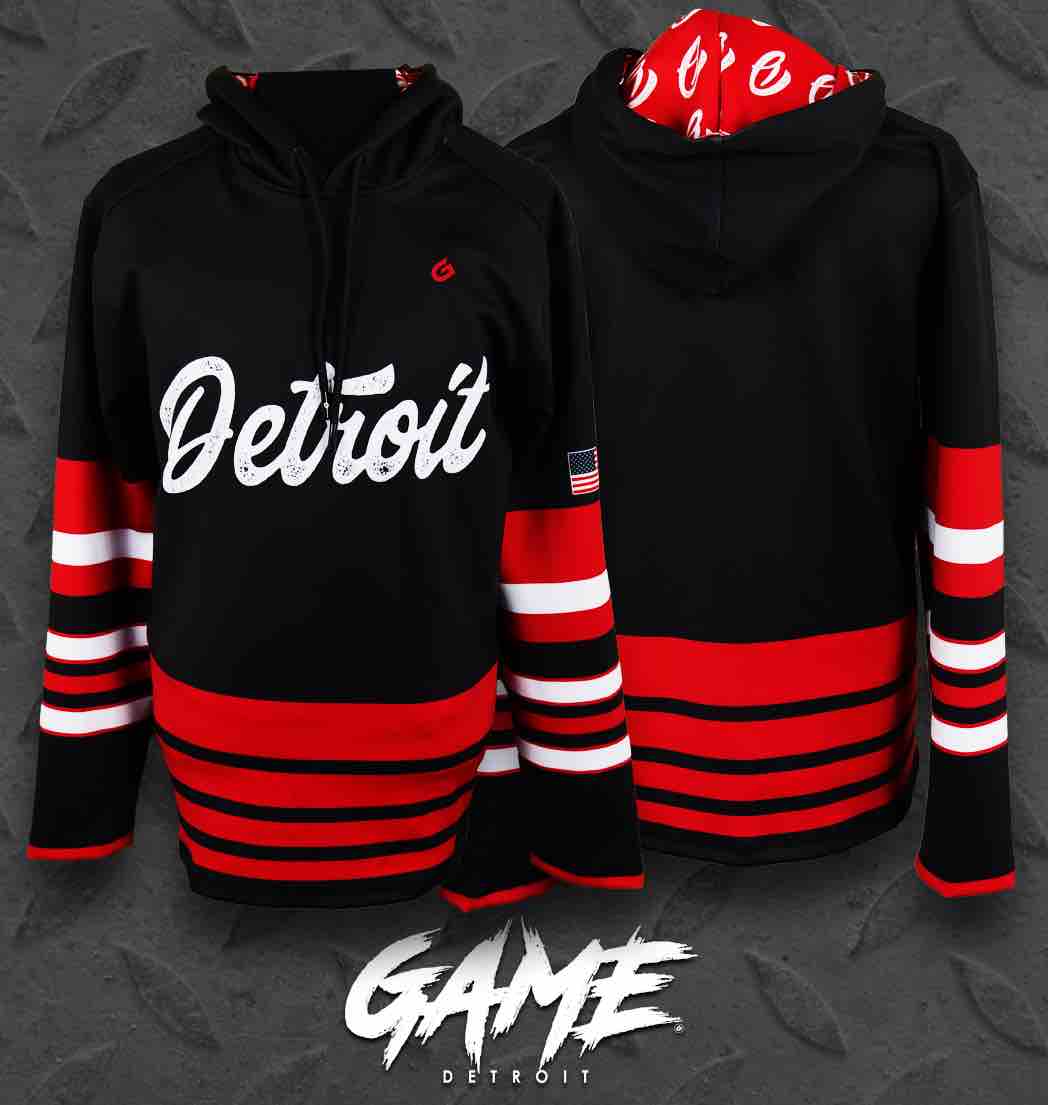 Check out these Detroit hoodies!! ⭐️ #PoweredByG #LookGoodPlayGood #CustomHoodies #MadeInTheUSA #LongLastingGear #Sublimation #Unrivaled #TheGTakeover #Detroit #WeGotGame #AmericanMade #GameApparel GBRANDUSA.COM