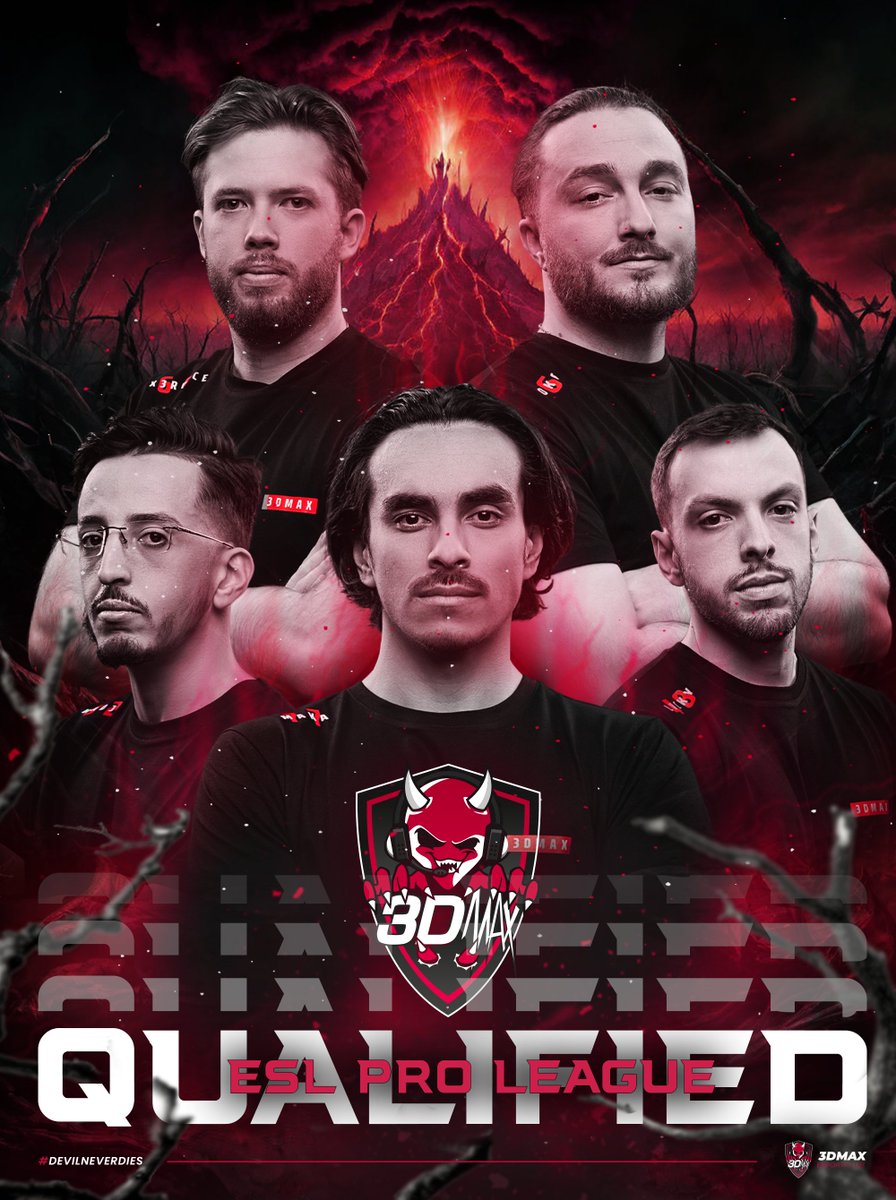 Team 3DMAX (@3dmaxgaming) on Twitter photo 🔥𝐄𝐒𝐋 𝐏𝐑𝐎 𝐋𝐄𝐀𝐆𝐔𝐄, 𝐇𝐄𝐑𝐄 𝐖𝐄 𝐆𝐎!🔥
GG to <a href="/SINNERS_Esports/">SINNERS Esports</a> 💪
We've done it! We're heading to the ESL Challenger League Grand Final and securing a spot in the ESL PRO LEAGUE🏆.
#DevilNeverDies 👹 🔥𝐄𝐒𝐋 𝐏𝐑𝐎 𝐋𝐄𝐀𝐆𝐔𝐄, 𝐇𝐄𝐑𝐄 𝐖𝐄 𝐆𝐎!🔥
GG to <a href="/SINNERS_Esports/">SINNERS Esports</a> 💪
We've done it! We're heading to the ESL Challenger League Grand Final and securing a spot in the ESL PRO LEAGUE🏆.
#DevilNeverDies 👹