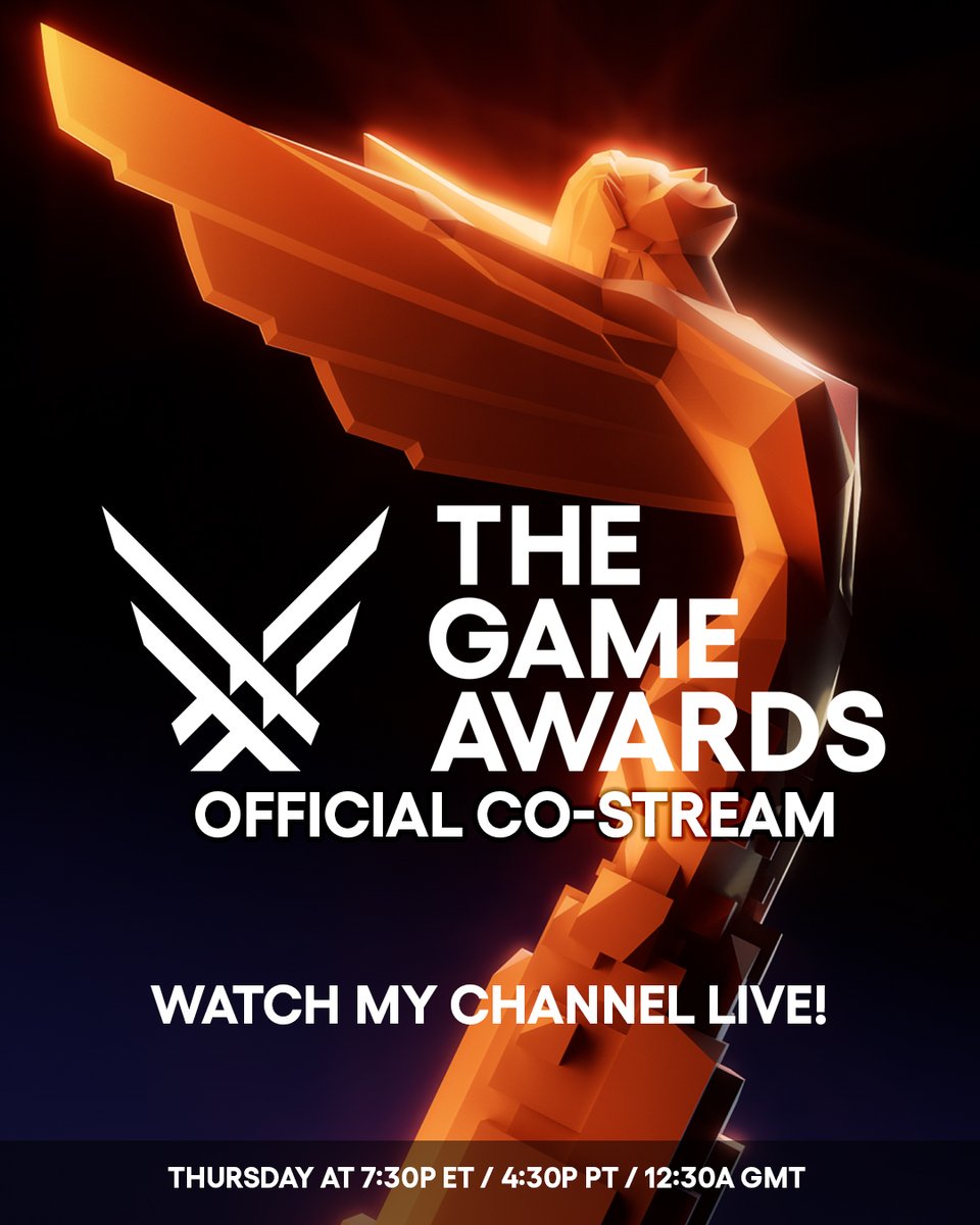 Going to be Co-Streaming #TheGameAwards tonight! 

#twitch #TwitchAffilate