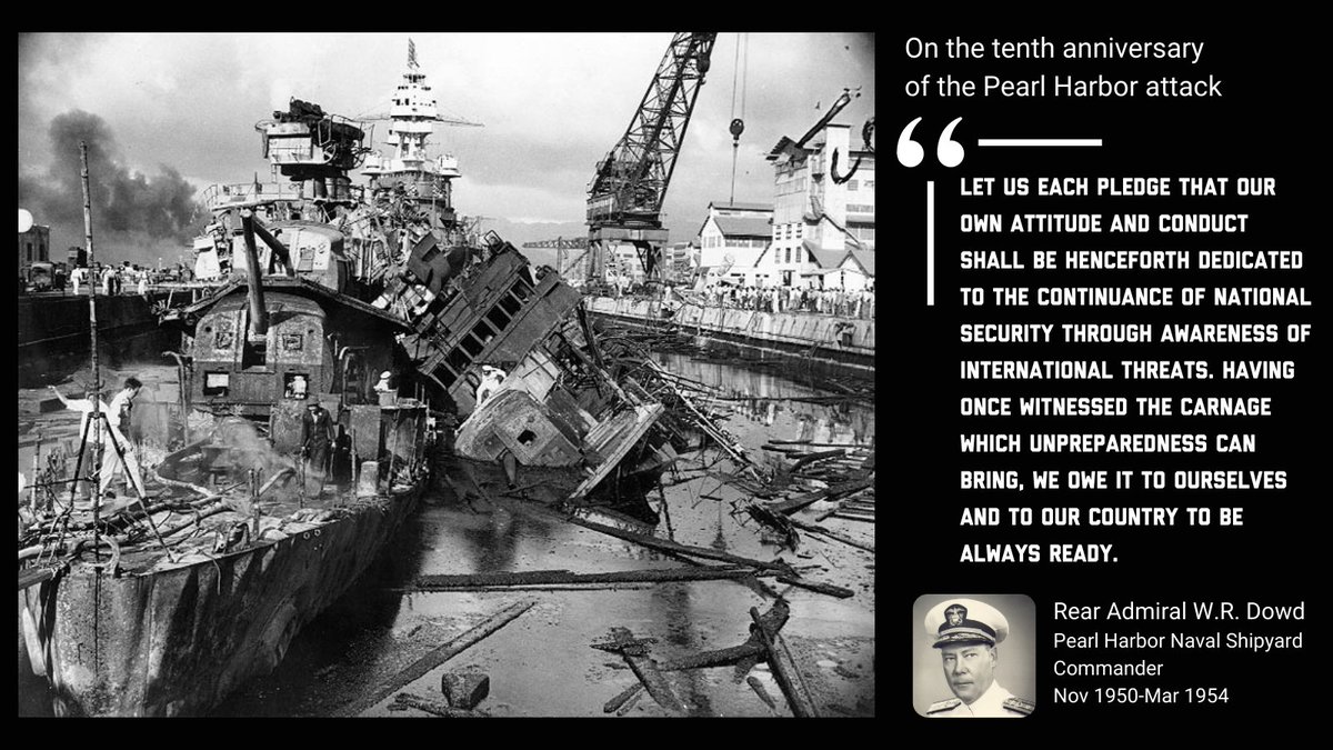 Decades later, this quote given on the 10th anniversary of the attack on # PearlHarbor still rings true: @USNavy @USPacificFleet @NAVSEA @JointBasePHH, image size:1200x675
