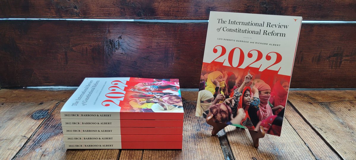 Richard Albert (@richardalbert) on Twitter photo 🌏 Now published! The 2022 International Review of Constitutional Reform. 🤩
Congratulations and thanks to my co-editor <a href="/LRobertoBarroso/">Luís Roberto Barroso</a> & our excellent team <a href="/elisa_amorimb/">Elisa Boaventura</a> <a href="/mleticiasborges/">Maria Letícia</a> <a href="/juliaquif/">Júlia Frade</a> <a href="/brunofln/">Bruno Cunha</a> <a href="/msdepieri/">Matheus Depieri</a> <a href="/davidsobreirabm/">David Sobreira</a>
Free to read: ssrn.com/abstract=46238… 🌏 Now published! The 2022 International Review of Constitutional Reform. 🤩
Congratulations and thanks to my co-editor <a href="/LRobertoBarroso/">Luís Roberto Barroso</a> & our excellent team <a href="/elisa_amorimb/">Elisa Boaventura</a> <a href="/mleticiasborges/">Maria Letícia</a> <a href="/juliaquif/">Júlia Frade</a> <a href="/brunofln/">Bruno Cunha</a> <a href="/msdepieri/">Matheus Depieri</a> <a href="/davidsobreirabm/">David Sobreira</a>
Free to read: ssrn.com/abstract=46238…