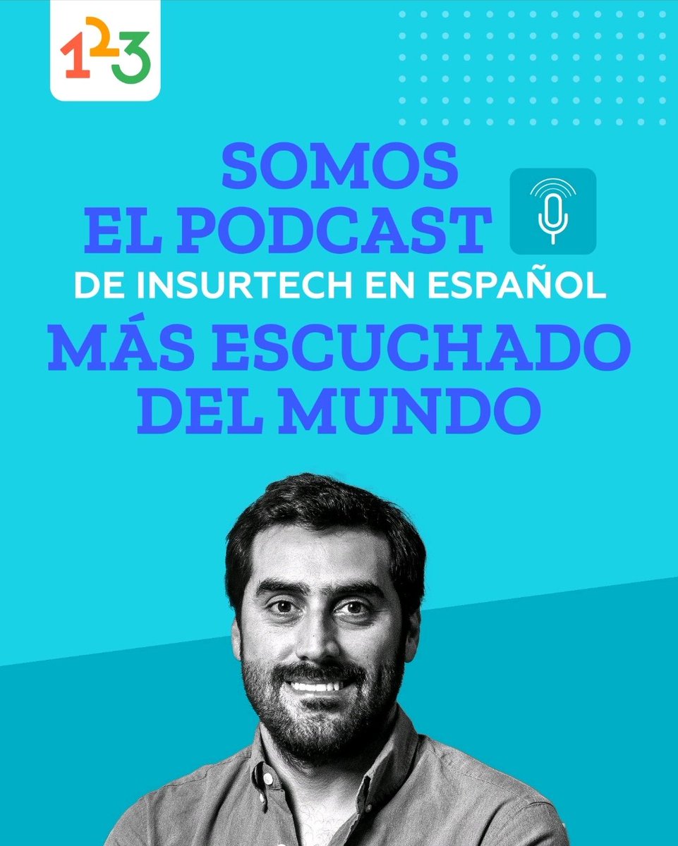 123Seguro's tweet photo. Cerramos esta semana corta con un notición 🎉 Al igual que en el 2022, este año #Insurtechies🎙️ es el podcast de seguros en español más escuchado en el mundo 🌎😱
¡Gracias a todos por acompañarnos! 🙌
Y si todavía no lo escuchaste, estás a tiempo 😉👉 https://t.co/uS9yMtiq78 https://t.co/2izytt800H