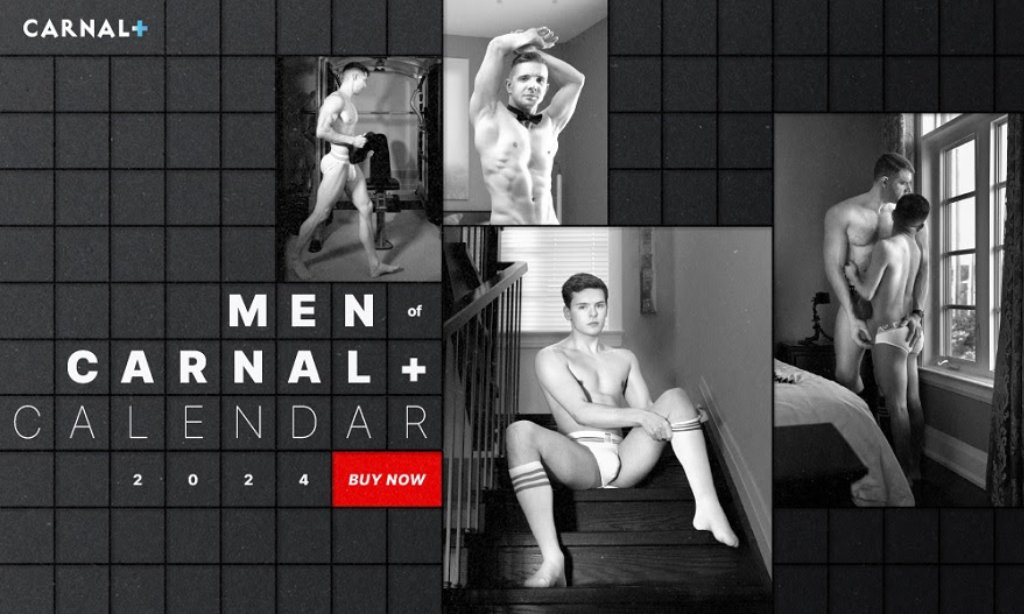 Carnal Media, The Gay Goods Release 2024 Calendar ow.ly/oOaS50Qgzwf @CarnalMedia