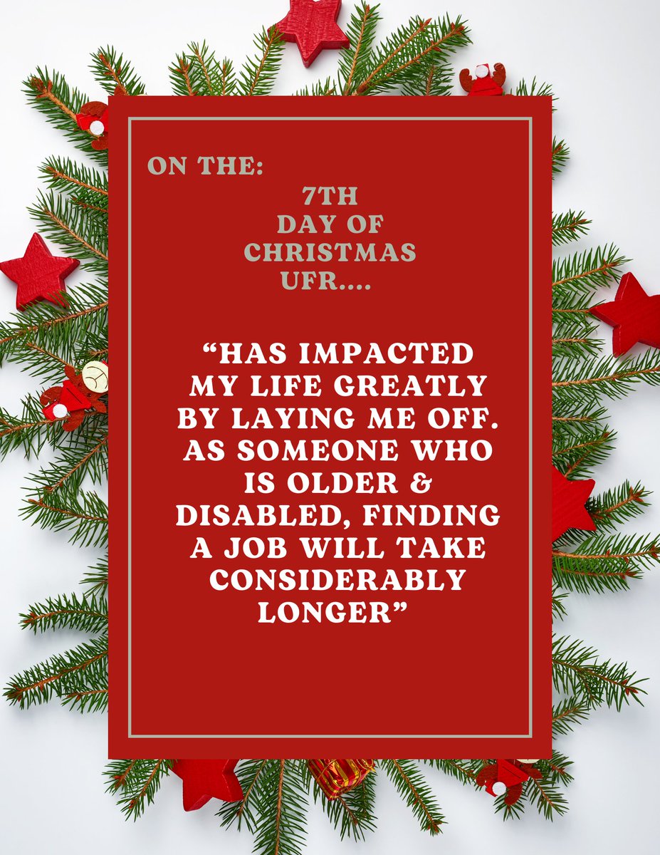 "This layoff will impact me greatly. As someone who is older and has a disability, it will take me a lot longer to find new employment..."