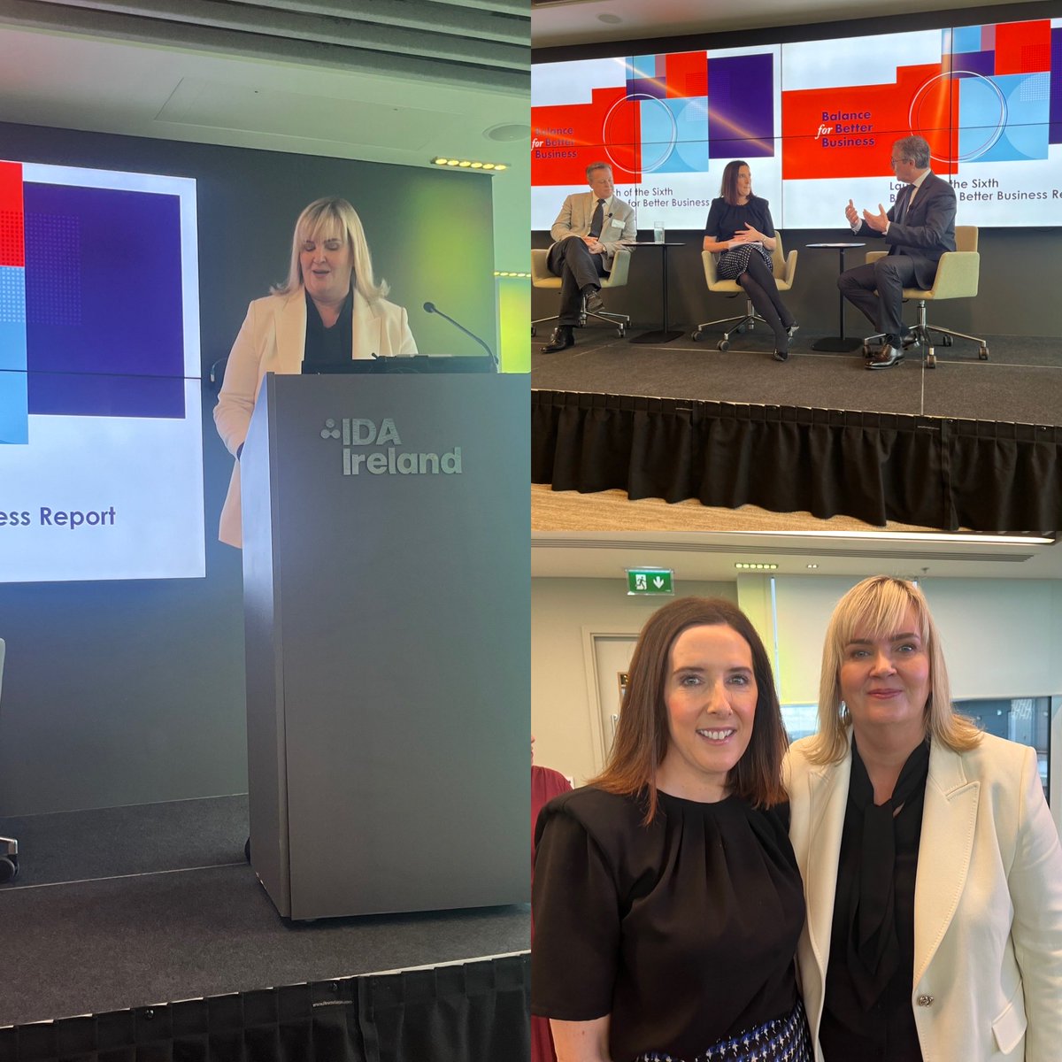 Great event ⁦<a href="/BalanceInBizIE/">Balance For Better Business</a>⁩ yesterday. Lots more work needed to make progress!  Thanks ⁦<a href="/IDAIRELAND/">IDA Ireland</a>⁩ for hosting ⁦<a href="/IrelandCA/">Carol Andrews</a>⁩ ⁦@AongusHegarty⁩