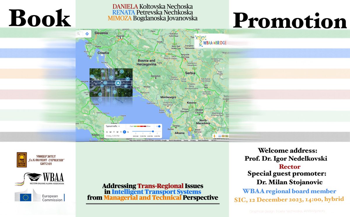 📗 🎉 UKLO professors and WBAA members co-author the first #WBAA book that outlines a novel methodology for regional cooperation, inspired by a WBAA project

 📆 On the 12th of December, 2023,  UKLO - Bitola, starting at 2 p.m.

📲  bit.ly/4a7wosT