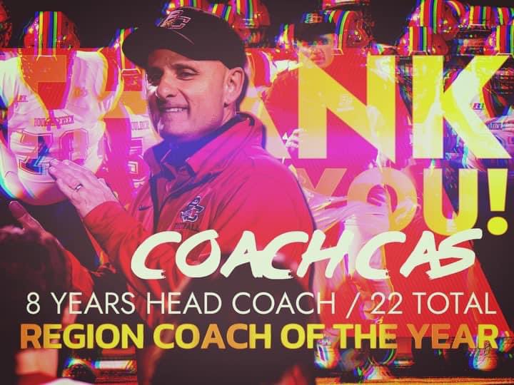 BCJagsFootball's tweet image. Thank you Coach Casarella for all your years coaching at Boulder Creek. You have been a great coach and mentor to the kids at BC. You will be missed and we wish you the best in your retirement from coaching. 33 years coaching, 19 years at BC &amp;amp; 8 years as Head Coach. Current 2023…