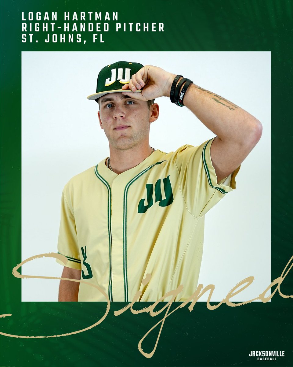 Excited to have another local standout from Bartram Trail joining the 🐬, welcome Logan!

#JUPhinsUp