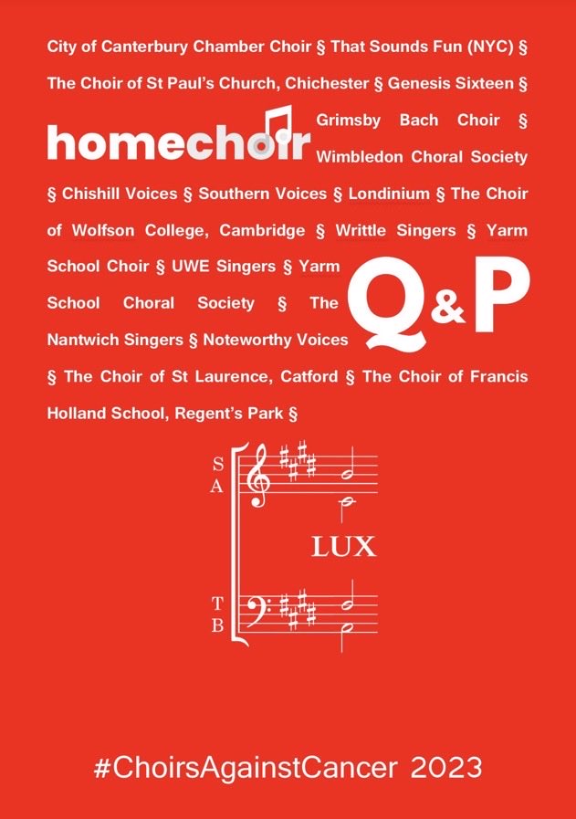 Incredible rehearsal tonight with ⁦@YarmSchool⁩ choir and choral society.  So proud to be singing ⁦@JWHallBaritone⁩ O Nata Lux #ChoirsAgainstCancer 2023 
Sounding beautiful ❤️