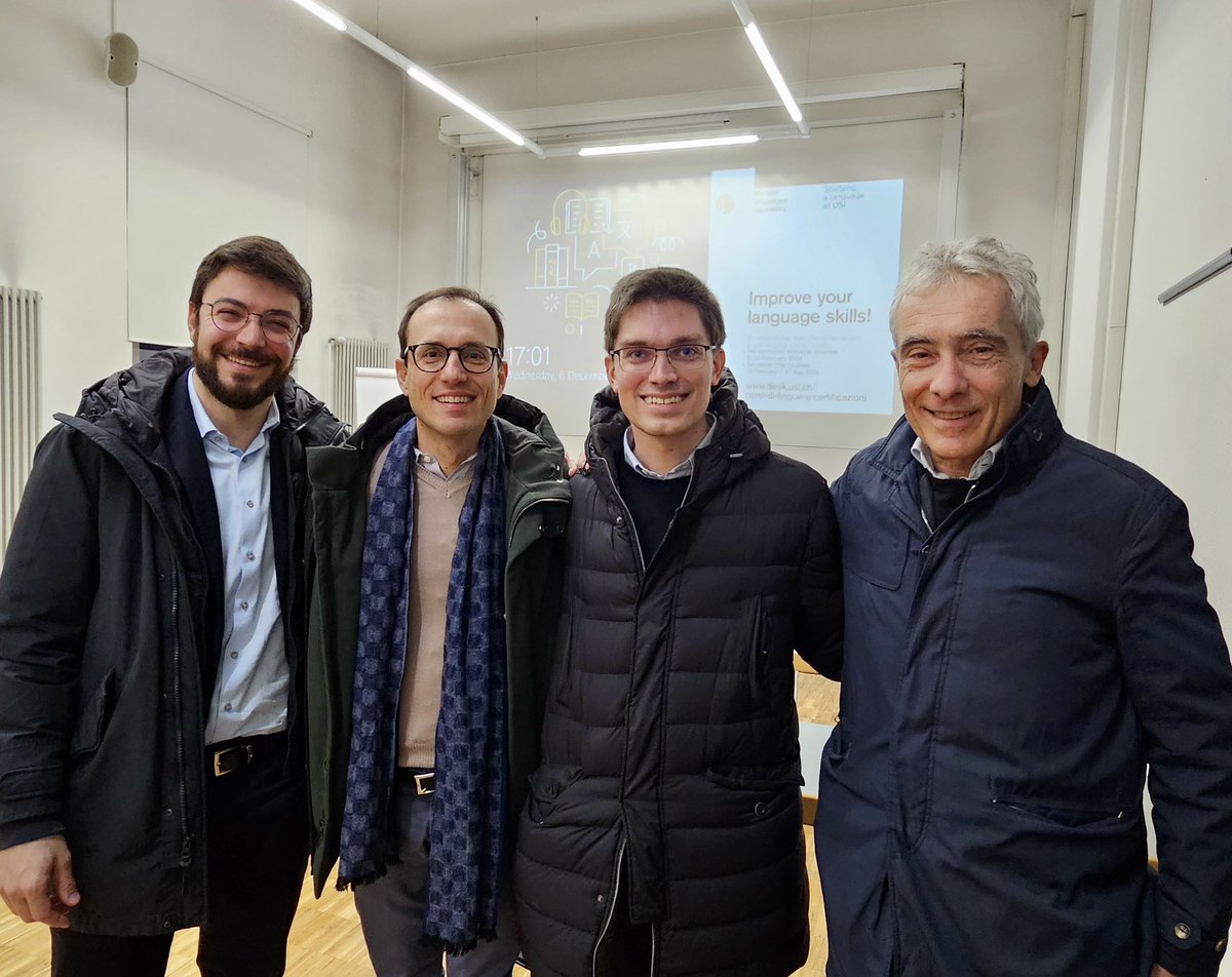Nicolò Gatti (@nicologatti93) on Twitter photo 🎓 Yesterday I presented my #PhDdissertation as a <a href="/USI_IDEP/">USI Lugano - Department of Economics</a> #DoctoralCandidate in a preliminary session before the committee, with <a href="/Tboeri/">Tito Boeri</a>, <a href="/mazzonna81/">Fabrizio Mazzonna</a> and <a href="/FabriColella/">Fabrizio Colella</a> as evaluators.
Next step will be the final discussion in the coming months. Looking forward to it! #USIEcon 🎓 Yesterday I presented my #PhDdissertation as a <a href="/USI_IDEP/">USI Lugano - Department of Economics</a> #DoctoralCandidate in a preliminary session before the committee, with <a href="/Tboeri/">Tito Boeri</a>, <a href="/mazzonna81/">Fabrizio Mazzonna</a> and <a href="/FabriColella/">Fabrizio Colella</a> as evaluators.
Next step will be the final discussion in the coming months. Looking forward to it! #USIEcon