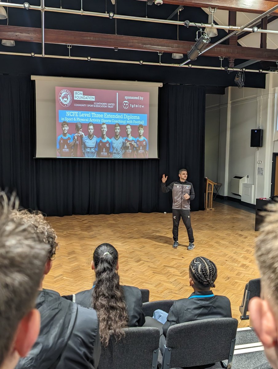 The St Lawrence Academy (@tsla_official) on Twitter photo Thank you to <a href="/_IronFoundation/">The Iron Foundation</a> from Scunthorpe United for delivering an engaging session to a select group of Year 9, 10 and 11 students. Raising Aspirations and awareness of potential careers within Sport. Thank you to <a href="/_IronFoundation/">The Iron Foundation</a> from Scunthorpe United for delivering an engaging session to a select group of Year 9, 10 and 11 students. Raising Aspirations and awareness of potential careers within Sport.