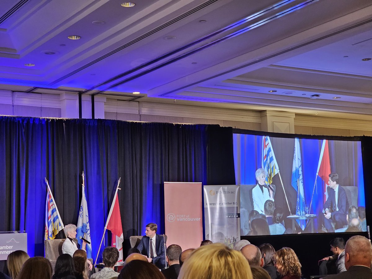 Attending the <a href="/bcchamberofcom/">BC Chamber of Commerce</a> Premier and Cabinet Luncheon in Vancouver today on behalf of the <a href="/KamloopsChamber/">Kamloops & District Chamber</a> 

#PandC2023