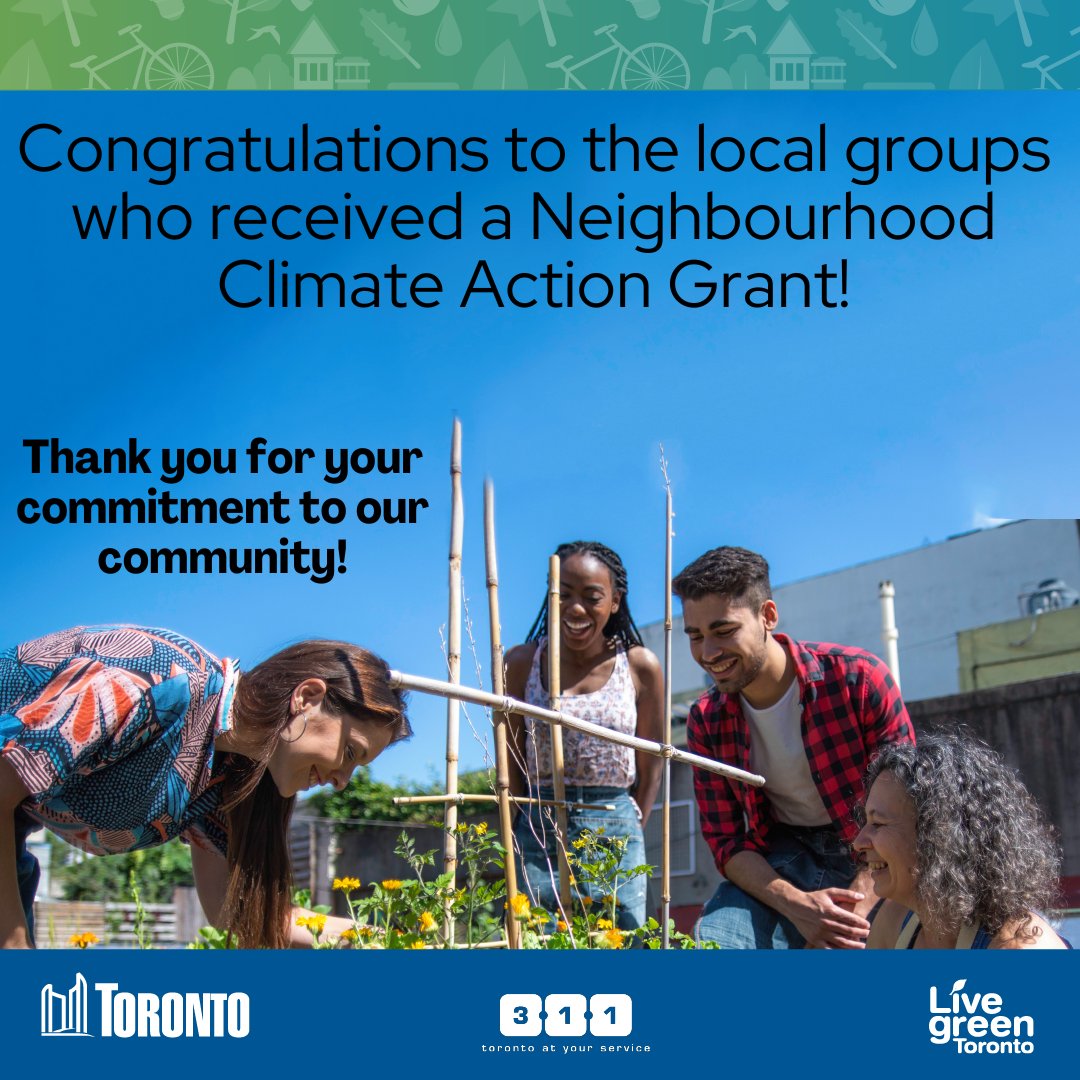 PasternakTO's tweet photo. Glad to hear that Bathurst Finch Seniors Society, Bathurst Finch Womenβs Group, and Bathurst-Finch Food Coalition were awarded grants from @livegreento that will be invested towards projects that address climate crisis.β‘οΈhttps://t.co/dwRr3tfpR8
#CityofTO #Livegreento #yorkcentre https://t.co/MJdlOOXPPc