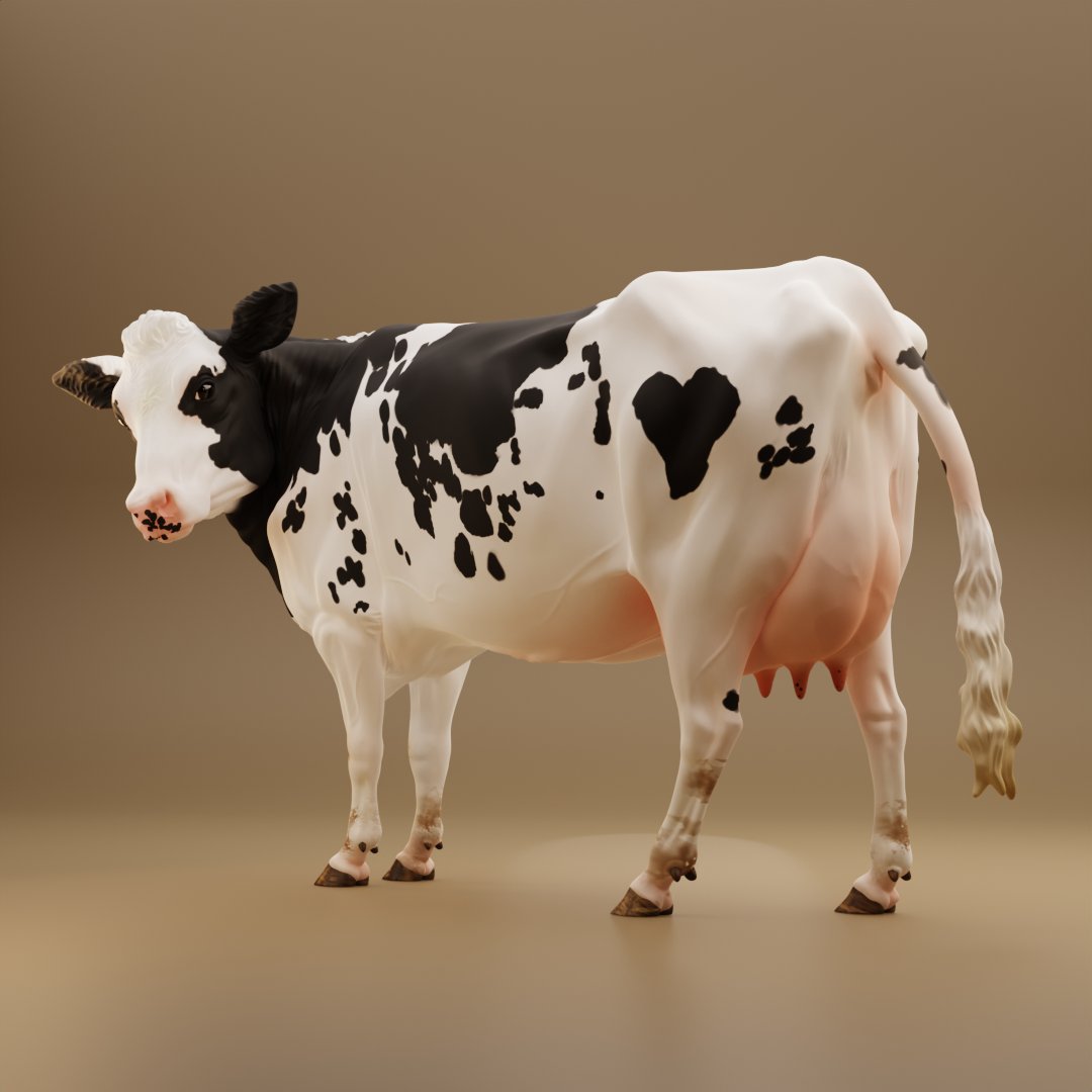 BexbeeStudios's tweet photo. Maybelle the Friesian cow
cows are so fun to sculpt
#b3d #zbrush #cow #animals #3dart https://t.co/L1pMBbKRqK