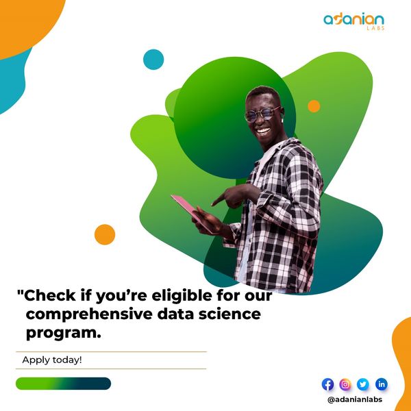 Are you a #DataScience enthusiast dreaming of embarking on an innovative journey? Make it a reality! Applications are officially open for <a href="/AdanianLabs/">Adanian labs</a> FREE data science training. Seize the opportunity and secure your spot today  forms.gle/iHD7eBypdKBJDY…  #borderlessafrica #bigdata