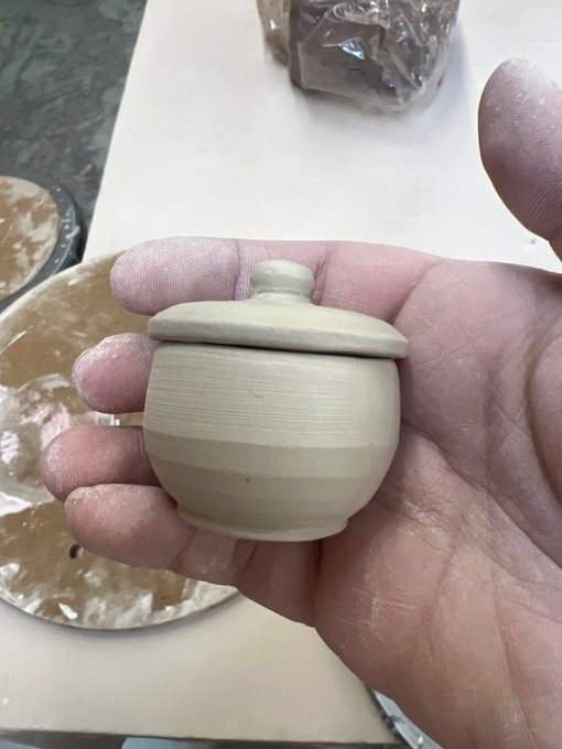 Guys I made some tiny pots, I threw them off the hump and I love them so much what should I put in them