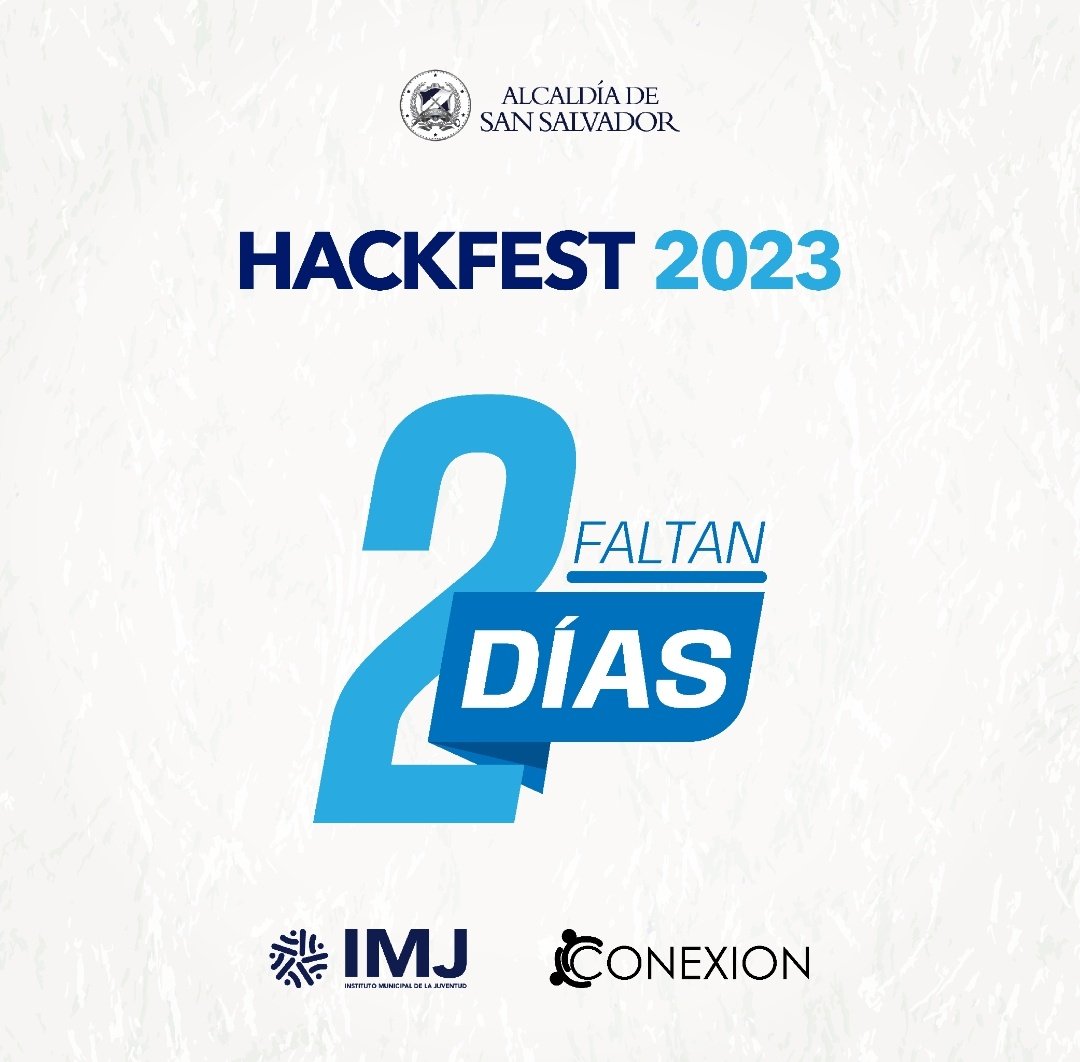 imj_sansalvador's tweet photo. ¡Ha iniciado el conteo regresivo para el HACKFEST 2023! ⏳
Jóvenes emprendedores, llegó el momento de materializar sus ideas tecnológicas innovadoras.
¡Prepárense para un evento lleno de creatividad y desarrollo! 🚀🧑💻
#HACKFEST2023 https://t.co/40KwhmgBTf