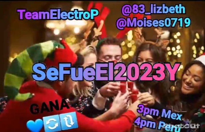 yoli_gotitaymar's tweet photo. SeFueEl2023Y Aquí estamos apoyando a nuestros Amigos de ElectroPerú en su frase del día 

 “ SeFueEl2023Y ”

Gracias por la invitación 
@83_lizbeth
@Moises0719

#TeamDioses_Míticos 🔱 https://t.co/pLc3Z4NzcA