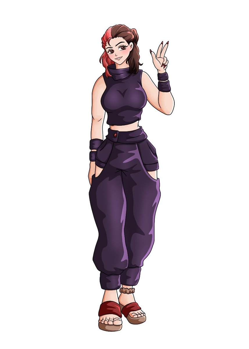 Sharky_Redhead's tweet image. @LexsiDraws2  thank you for this amazing art for my new jujutsu kaisen oc