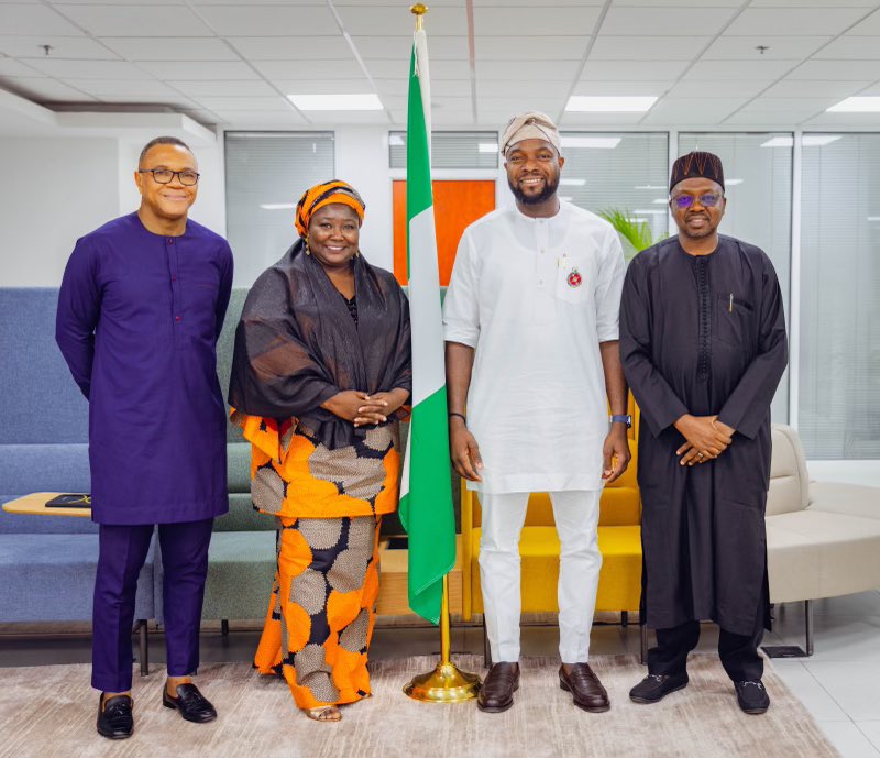bosuntijani's tweet photo. An excellent meeting with the team from @AltBankNg, a subsidiary of @Sterling_Bankng led by their CMO, Jerry Sawyer, to discuss a potential partnership with our #3MTT programme. 

We discussed the possibility of providing low interest device financing for our fellows and also invest in those who ultimately decide to build their own businesses. We also explored a collaboration to support us with internships and job placements for #3MTT fellows.

The Alternative Bank is a really interesting model and I enjoy their openness and innovative thinking. Looking forward to a productive relationship with them.