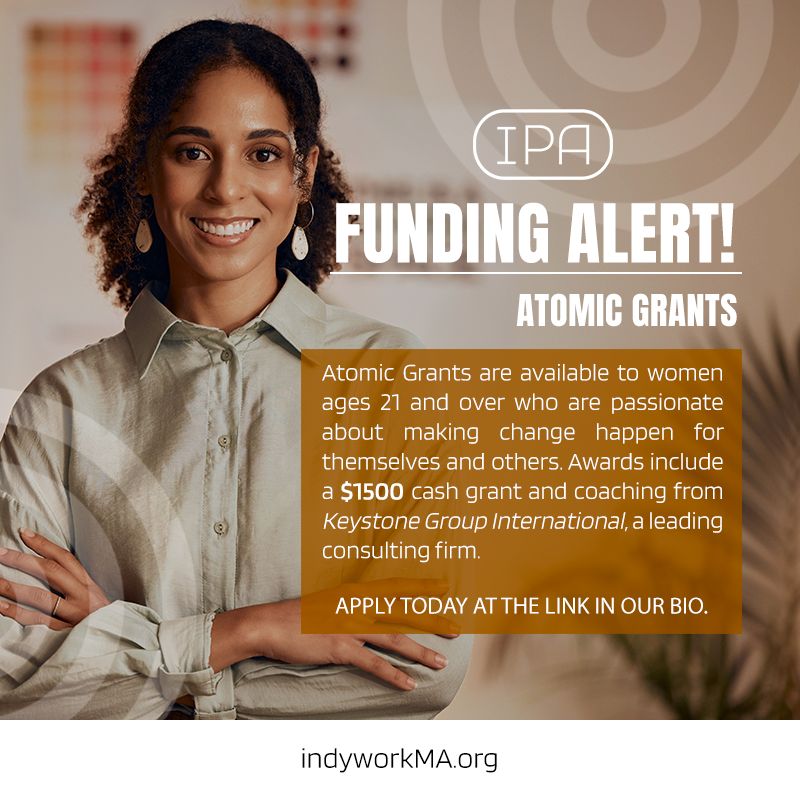 Atomic Grants are available to woman ages 21 and over who are passionate about making change happen for themselves and others. Awards include a $1500 cash grant and coaching from strategy/consulting firm Keystone Group International. Apply today at the link in our bio!
