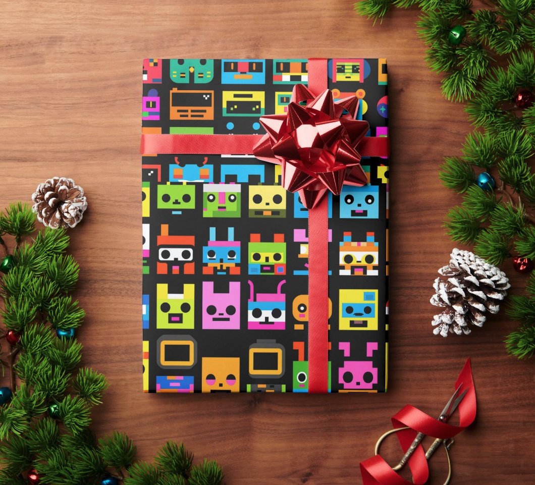 amovertone's tweet photo. This years DIY art project I've printed my illustrations on gift wrapping paper. Get a roll or 2 to show your friends and family how unique they are! Save 20% over the holidays on #Zazzle #giftwrap #wrappingpapper #illustrations #gifts https://t.co/XcqEZdU1X5 https://t.co/ryCnsMdMKY