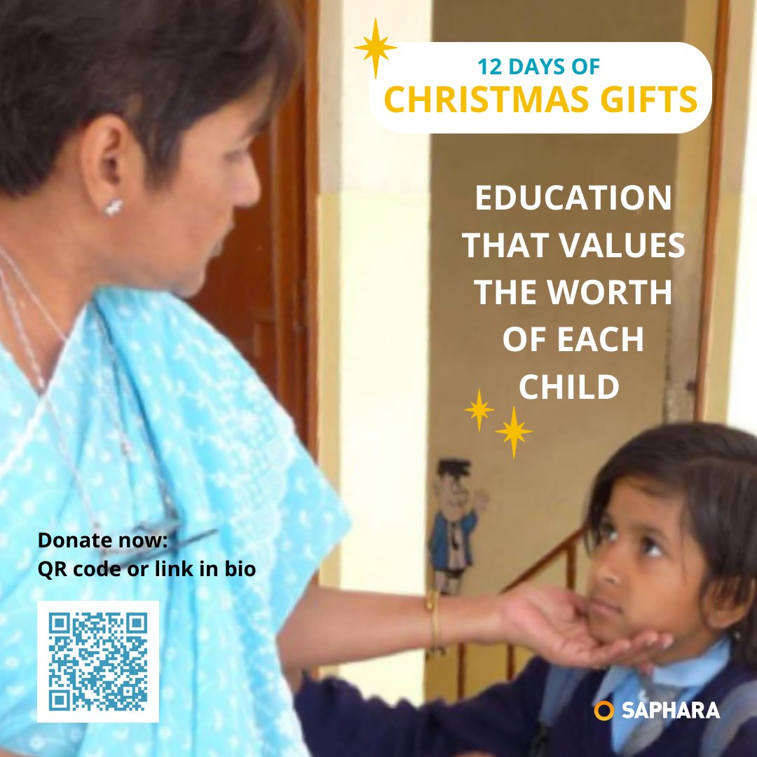 Dr Reeta Rao, the founder of SNEHA Academy, lifts a child's face to ensure they look her in the eyes. In this simple gesture Dr Reeta shows the enormous importance placed on ensuring children from the lowest positions in society are given equal value and worth.