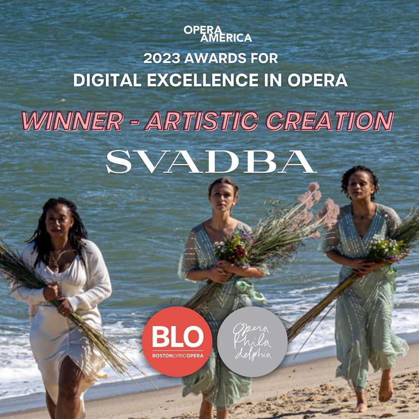 InstantEncore's tweet photo. Congratulations to @BostLyricOpera and @OperaPhila! Winner - Digital Excellence in Opera, Artistic Creation (2023) for Svadba by Ana Sokolović. A Boston Lyric Opera production, co-produced with Opera Philadelphia. https://t.co/buQzJanmfM