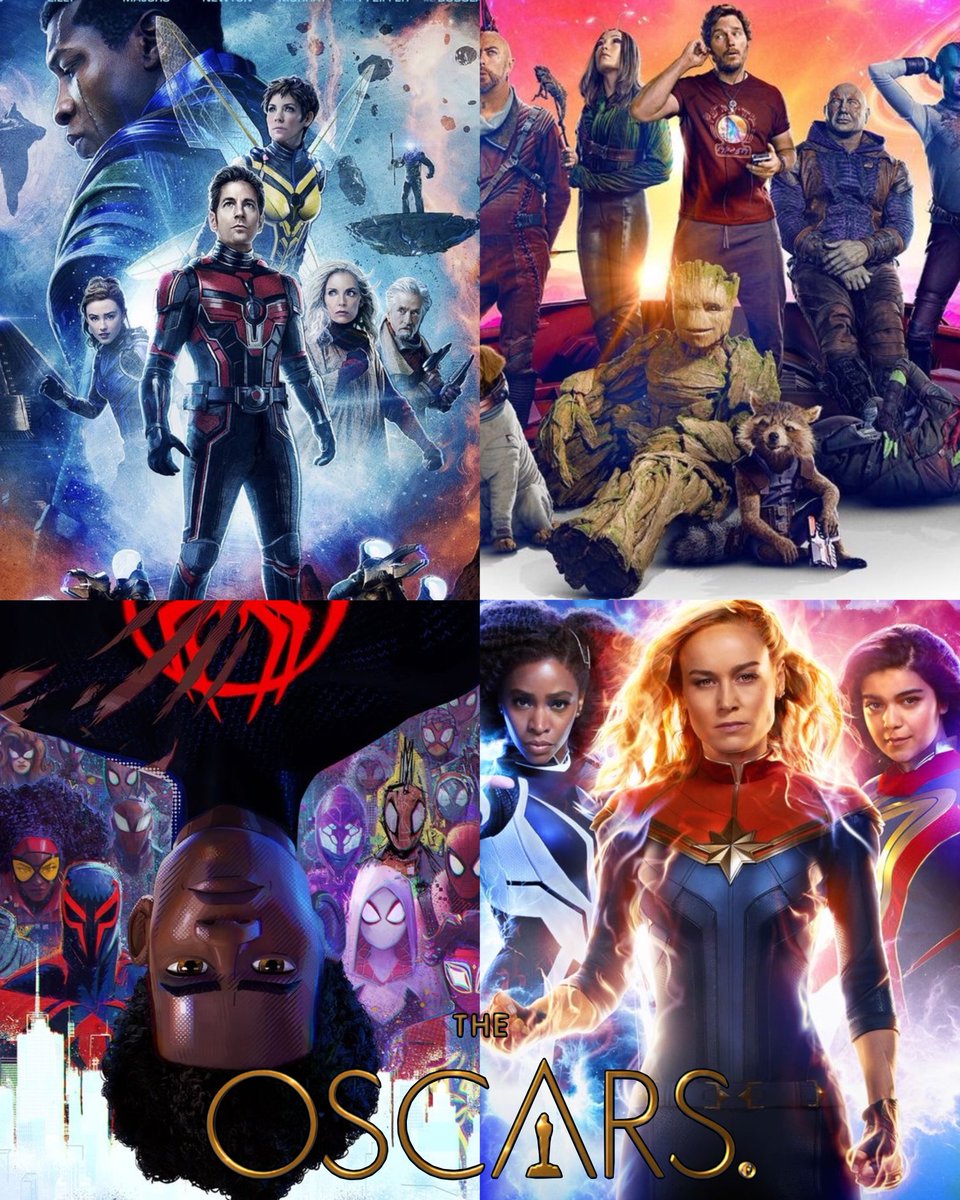 MCU_Direct_AR's tweet image. عاجل🚨: جميع أفلام مارڤل بعام ٢٠٢٣ تقدمت للمرحلة ما قبل الأخيرة بترشيحات الأوسكار بفئة "أفضل مؤثرات بصرية" ، و أصبحوا من ضمن القائمة الأخيرة التي تتضمن ٢٠ فيلم فقط سيختار منهم ٨ للترشيح❤️❤️🔥🔥

- #AntMan3!
- #GOTGVol3!
- #AcrossTheSpiderverse!
- #TheMarvels!