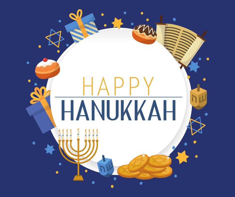 BrownPlusCPAs's tweet photo. This evening begins the celebration of Hanukkah through December 15. We wish everyone celebrating peace and light this holiday season. https://t.co/22IJV63e70