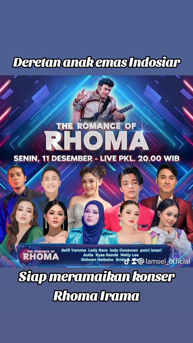 RDangdut4047's tweet photo. Tanggal 11 mendatang Selfi Yamma akan menjadi bintang tamu di acara konser The Romance Of Rhoma, konser sang legend Dangdut Indonesia Rhoma Irama 😍🥰✨

#DKxSELFIcollab on #DangdutKpop29ther 
#DONGHYUK @D_dong_ii
#SelfiYamma @SelfiYammaLIDA https://t.co/BTVMpL2K8k