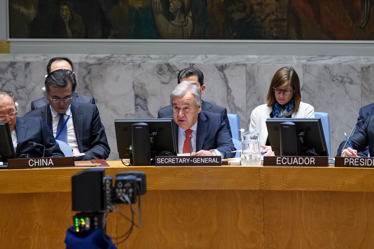 António Guterres tweet media