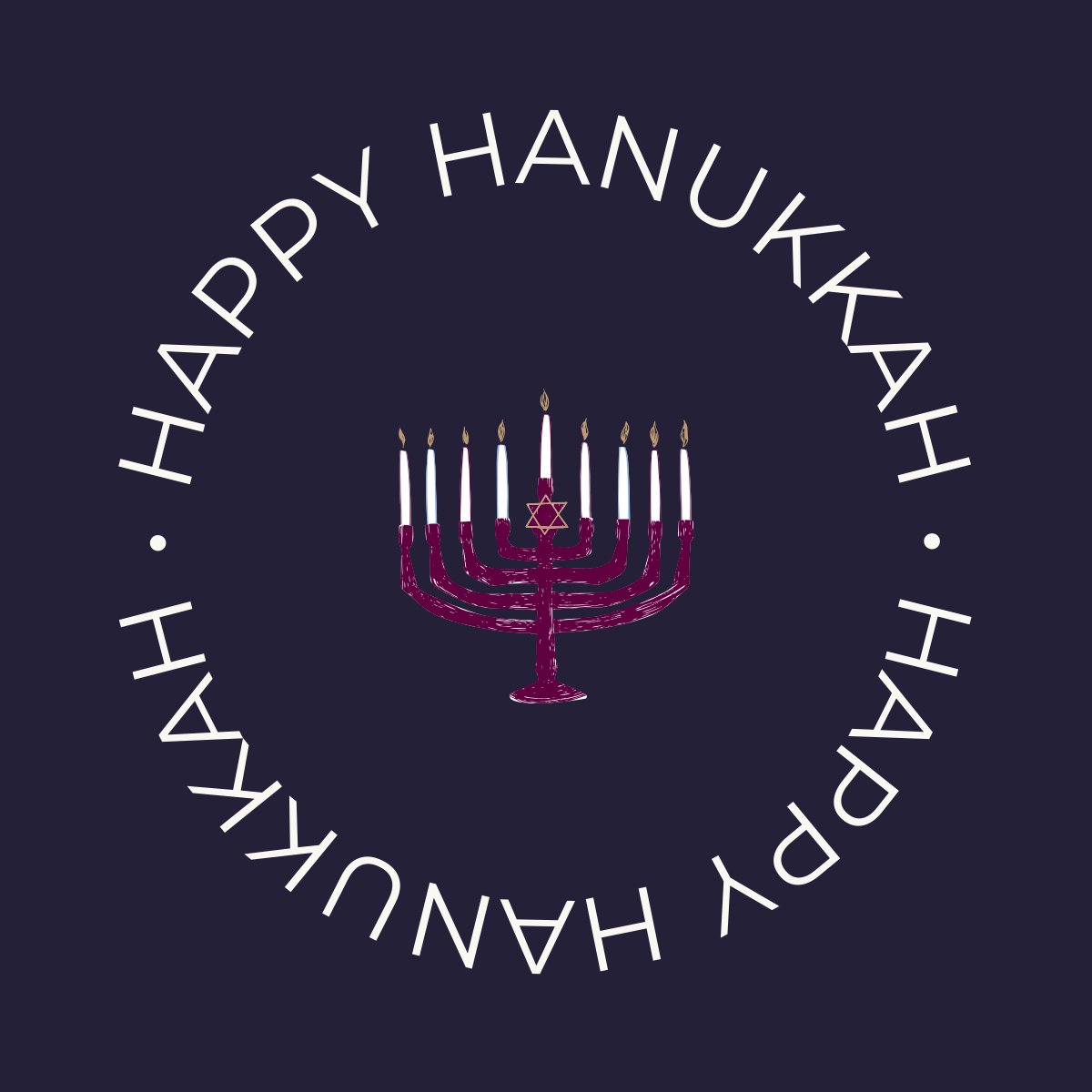 Happy #Hanukkah! We wish you a very happy Festival of Lights! 🕎