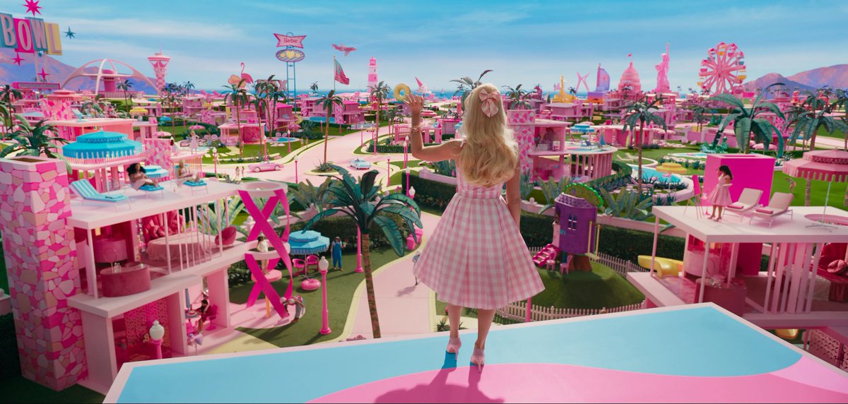 #Barbie é um dos finalistas de Melhores Efeitos Visuais no Oscar de 2024. 💕