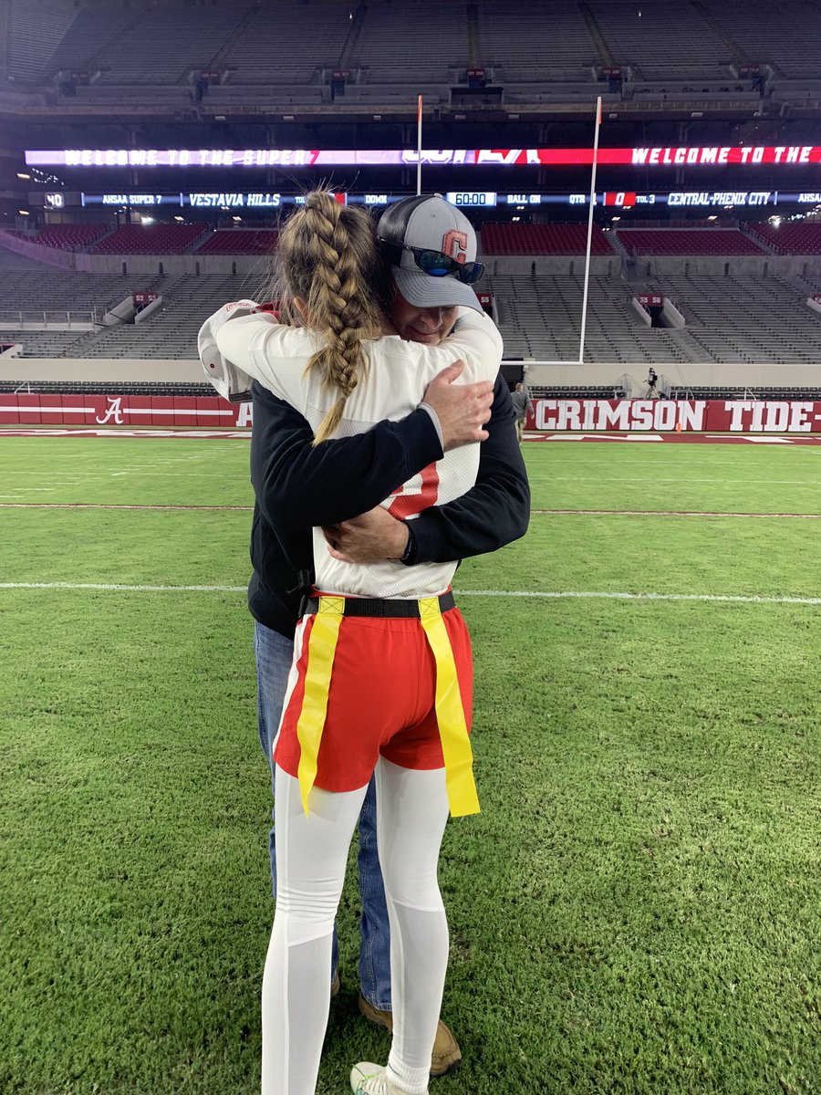 MirandaGriggs7's tweet photo. There’s nothing like HS sports!!! So many life lessons on the journey…especially being a coach’s kid!! So thankful to have my dad Coach Mike Deerman along the way reminding us to stay Humble &amp; Respect the game!! https://t.co/7eeJBJLSyp