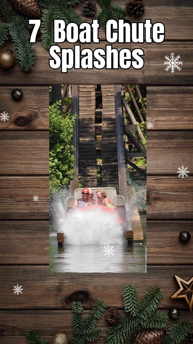 On the Seventh day of Christmas, my true love gave to me Seven Boat Chute Splashes
Six Carousel Horses Jumping
FIVE FUNNEL CAKES!
Four Lazy River Trips
Three Bumper Car Rides
Two Train Tours and
A Season Pass to Lake Winnie

ow.ly/mSoB50Qgz0y