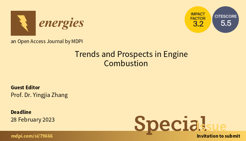 energies_mdpi's tweet image. #mdpienergies #callforreading

👏 We are happy to invite you to read Special Issue &quot;Trends and Prospects in Engine Combustion&quot;.

👉 ow.ly/xFQR50QeT8n

#enginecombustion #enginefuel