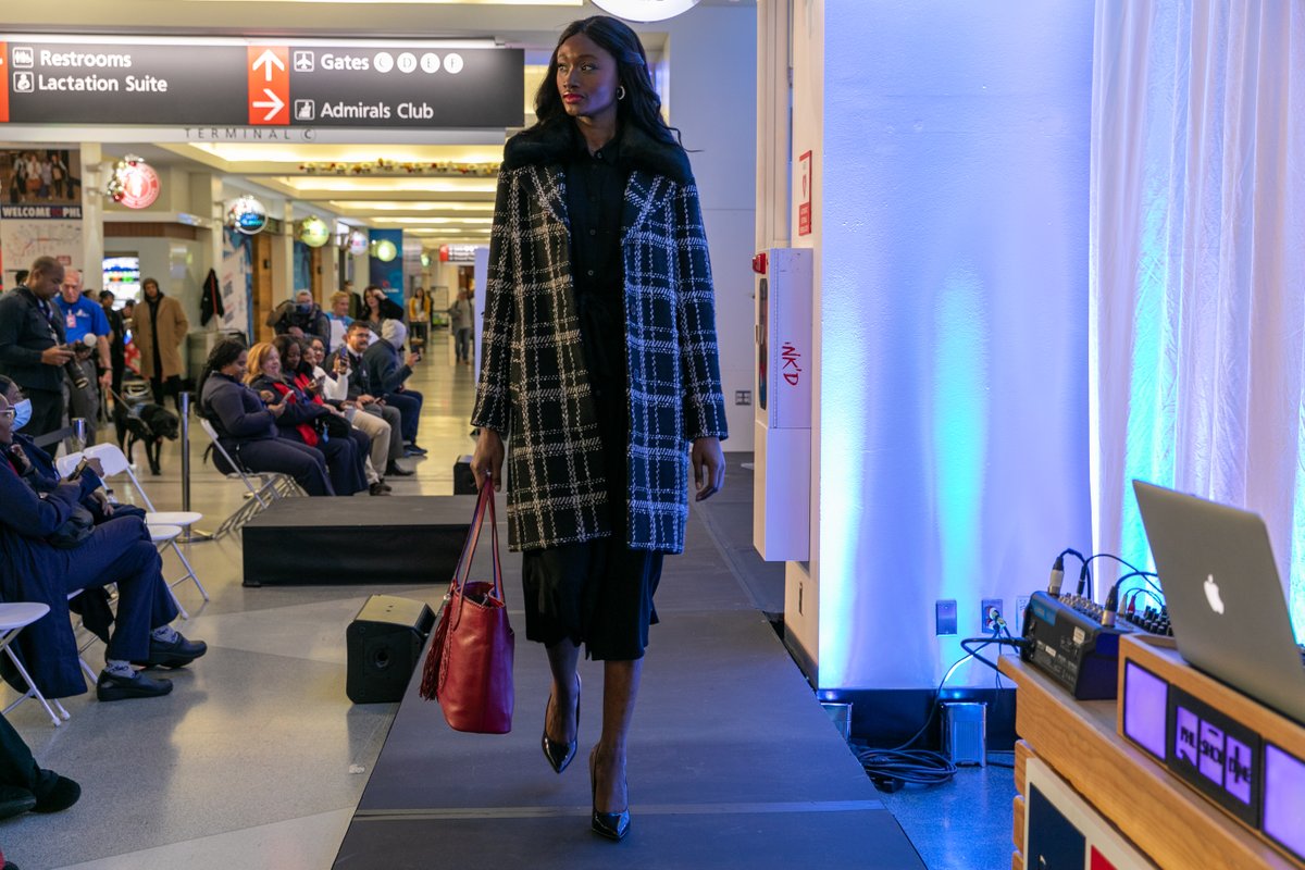 Today we hosted Runway PHL, our annual fashion show with @PHLFoodandShops. The models, all #PHLAirport employees, strutted the catwalk showing off the latest fashions for work and travel, with clothing and accessories that are available at PHL.