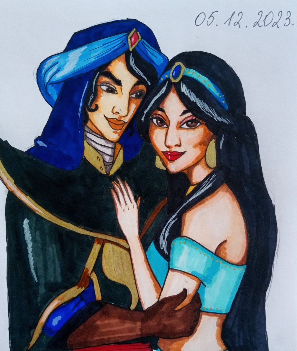 Рисуночек #mozenrath #princessjasmine #aladdin #art