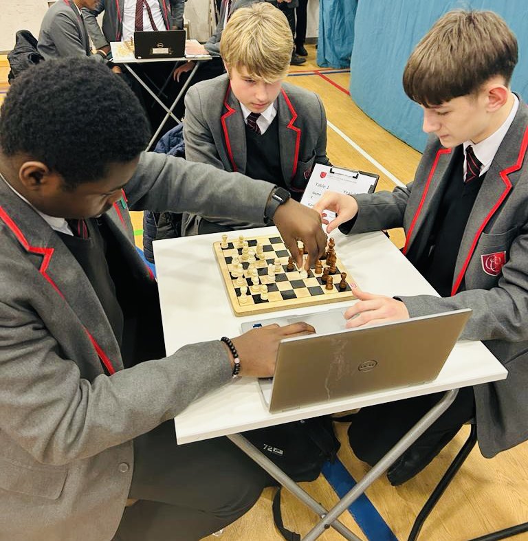 ChristsSR4's tweet image. Exciting showdown at Christ’s College! The House Chess competition drew a massive crowd as numerous students engaged in a battle of wits under the keen supervision of Mrs. Corrigan. Stay tuned for the big reveal next week as we unveil the victorious house! #ChessChallenge