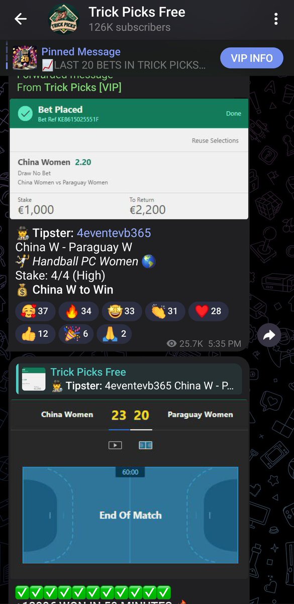 trickpicksfree's tweet photo. #Blogabet #telegrambetting #twitterbetting #tipster #bettingtips #bettingpicks #bettingexpert #sportbetting #bet365 #strangegamefinder #bets #bestipster #888sports #bet2earn #inbetsment #betadvisor #ZOOMZOOM6 #marcocage #Lacroqueta #SR4 #SGF #ExTTplayer #ZETO #alwaysgreen #BET https://t.co/sBnTFXti3y