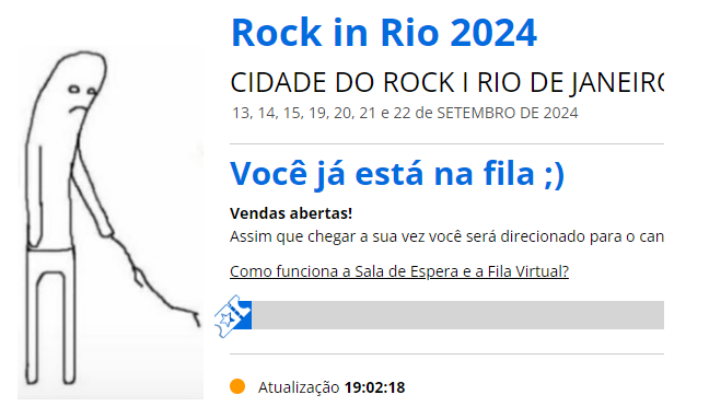aureliocbranco's tweet photo. EU ASSIM ESPERANDO PARA COMPRAR MEU CARD DO ROCK IN RIO 

#RIR #ROCKINRIO https://t.co/UycxhvONE2