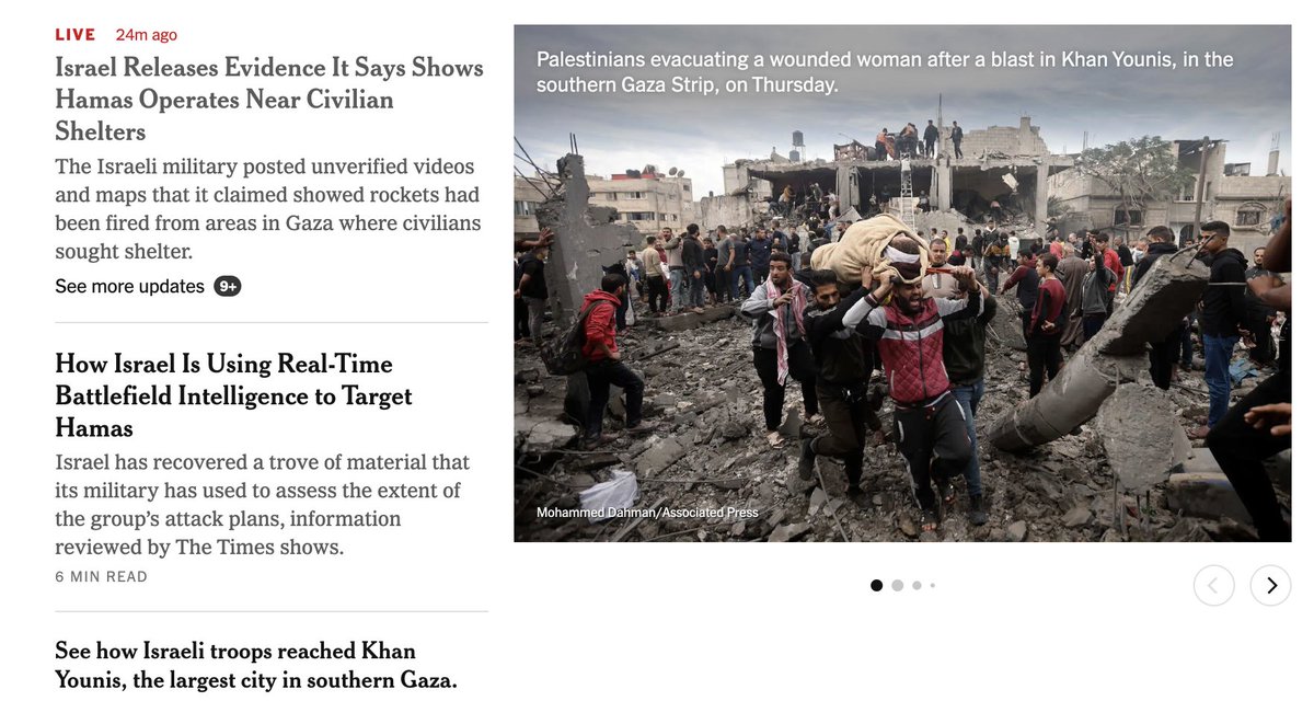 I feel crazy that this is the nyt home page right now