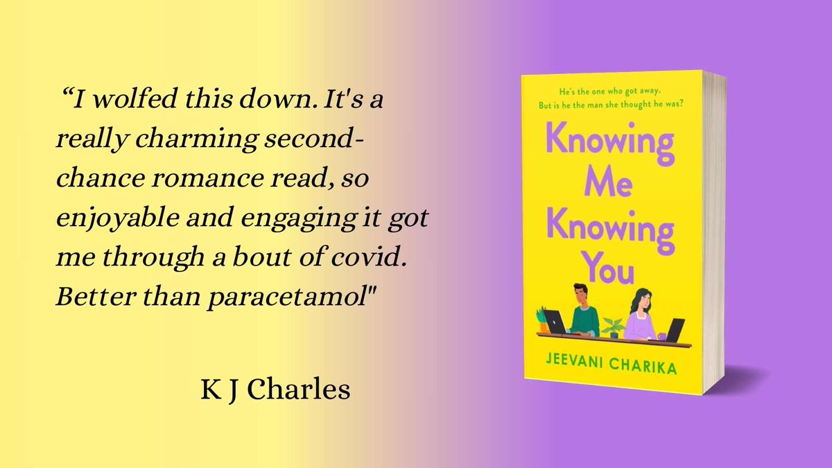 5 years ago, Alex met the perfect guy - but he ghosted her. Now he's back and he has the power to shut down her job. Knowing Me Knowing You is out Jan 2024. KJ Charles liked it. You might too! books2read.com/KMKY
